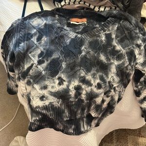 Pilcro v neck tie died sweater.  So comfy and only worn once.